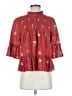 Ulla Johnson 100% Cotton Red 3/4 Sleeve Blouse Size 4 - photo 1