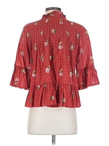 Ulla Johnson 3/4 Sleeve Blouse (view 2)