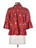 Ulla Johnson 100% Cotton Red 3/4 Sleeve Blouse Size 4 - photo 2
