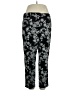 Ann Taylor Floral Black Casual Pants Size 16 - photo 1