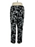 Ann Taylor Floral Black Casual Pants Size 16 - photo 2