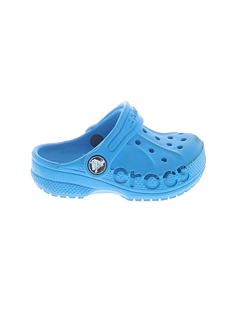 Pre-owned Crocs Kids' Clogs In Blue