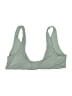 No Boundaries Solid Green Swimsuit Top Size XL - photo 2