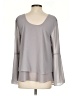 Aryeh 100% Polyester Gray 3/4 Sleeve Blouse Size S - photo 2