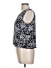 Coldwater Creek 100% Rayon Blue Sleeveless Blouse Size L - photo 5
