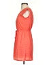 Bebop 100% Polyester Polka Dots Orange Casual Dress Size XS - photo 5