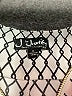 J for Justify 100% Polyester Silver Short Sleeve Blouse Size M - photo 7