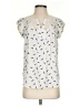 Daniel Rainn 100% Polyester Ivory Short Sleeve Blouse Size XS - photo 1