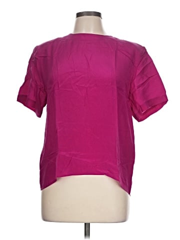 Kim Rogers Short Sleeve Silk Top (view 1)