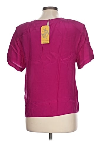 Kim Rogers Short Sleeve Silk Top (view 2)