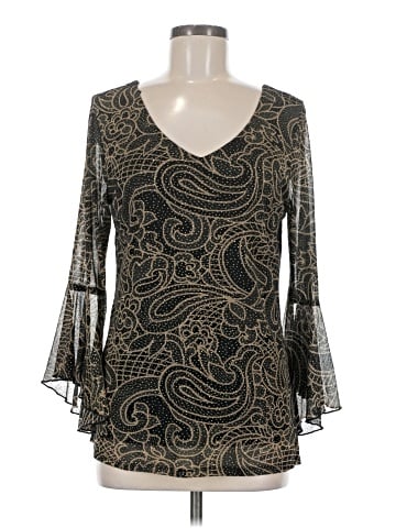Sara Michelle 3/4 Sleeve Blouse (view 1)