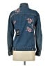 Divided by H&M Graphic Blue Denim Jacket Size 2 - photo 2