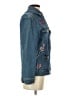 Divided by H&M Graphic Blue Denim Jacket Size 2 - photo 4