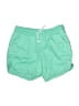 Lands' End 100% Cotton Solid Green Shorts Size 10 - 12 - photo 1