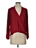 Abbeline Burgundy Long Sleeve Blouse Size XS - photo 1