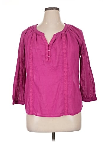 St. John's Bay 3/4 Sleeve Blouse (view 1)