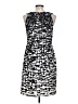 Connected Apparel Graphic Black Cocktail Dress Size 10 - photo 2