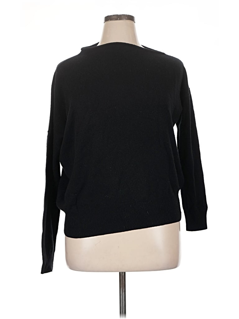 Click to view more detailed imagery on our partner's website Pre-owned Nordstrom Cashmere Pullover Sweater In Black