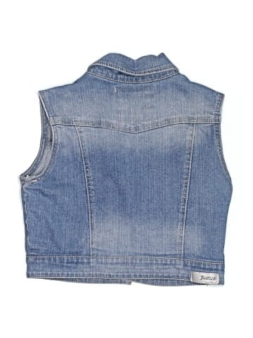 Justice Denim Vest (view 2)