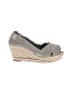 Tory Burch Gray Wedges Size 8 - photo 1