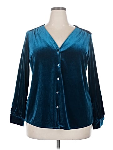 1.State 3/4 Sleeve Blouse (view 1)