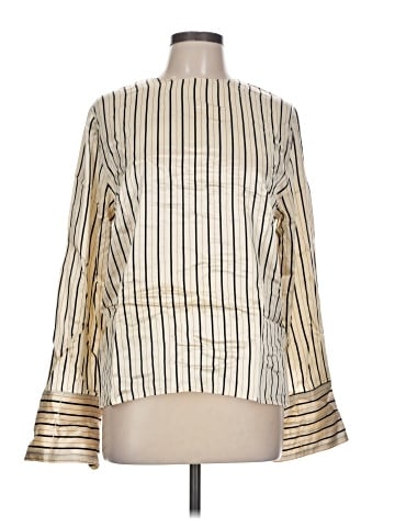 Valerie Stevens 3/4 Sleeve Silk Top (view 1)