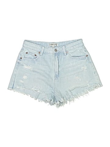 Signature 8 Denim Shorts (view 1)