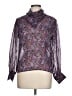 Elite Purple Long Sleeve Blouse Size 12 - photo 1
