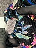Connected Apparel 100% Polyester Print Black Cocktail Dress Size 12 - photo 8