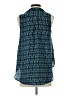 Halogen 100% Polyester Teal Sleeveless Blouse Size S - photo 2