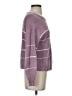 CAbi 100% Cotton Stripes Purple Pullover Sweater Size S - photo 4
