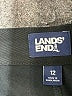 Lands' End Solid Black Skort Size 12 - photo 3