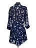 Thakoon 100% Silk Blue Casual Dress Size 4 - photo 2