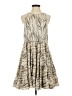 Mustard Seed 100% Polyester Graphic Gray Cocktail Dress Size S - photo 1