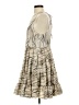 Mustard Seed 100% Polyester Graphic Gray Cocktail Dress Size S - photo 5