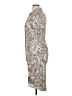 River Island Animal Print Tan Cocktail Dress Size 14 - photo 5
