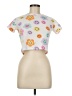 Derek Heart Gray Short Sleeve Top Size 8 - photo 1