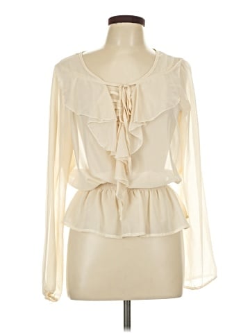 Love Stitch Long Sleeve Blouse (view 1)