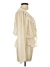Love Stitch 100% Polyester Ivory Long Sleeve Blouse Size L - photo 4