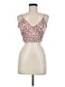 Zara 100% Polyester Pink Sleeveless Top Size M - photo 1