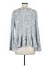 Altar'd State Silver Long Sleeve Blouse Size M - photo 2