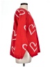 Easel 100% Polyester Hearts Red Pullover Sweater Size L - photo 4