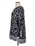 wonderly 100% Rayon Animal Print Gray Pullover Sweater Size XL - photo 5