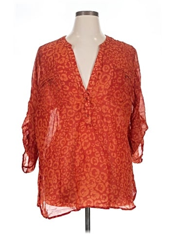 Apt. 9 3/4 Sleeve Blouse (view 1)