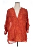 Apt. 9 100% Polyester Orange 3/4 Sleeve Blouse Size 1X - photo 1