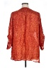 Apt. 9 100% Polyester Orange 3/4 Sleeve Blouse Size 1X - photo 2