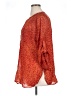 Apt. 9 100% Polyester Orange 3/4 Sleeve Blouse Size 1X - photo 5