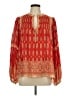 Rose + Olive Red Long Sleeve Blouse Size L - photo 1