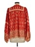 Rose + Olive Red Long Sleeve Blouse Size L - photo 2
