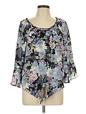 BCX 3/4 Sleeve Blouse (view 1)